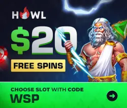 Howl promo: $20 free spins