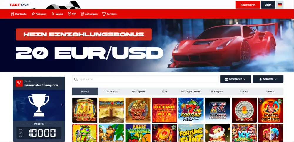 F1 Casino shows bonus without deposit and multi-level welcome bonuses